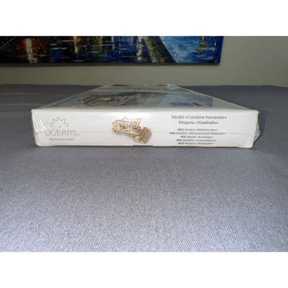 Ugears Combine Harvester Mechanical Model 3D Puzzle Building Kit Set NEW Sealed - Picture 6 of 8